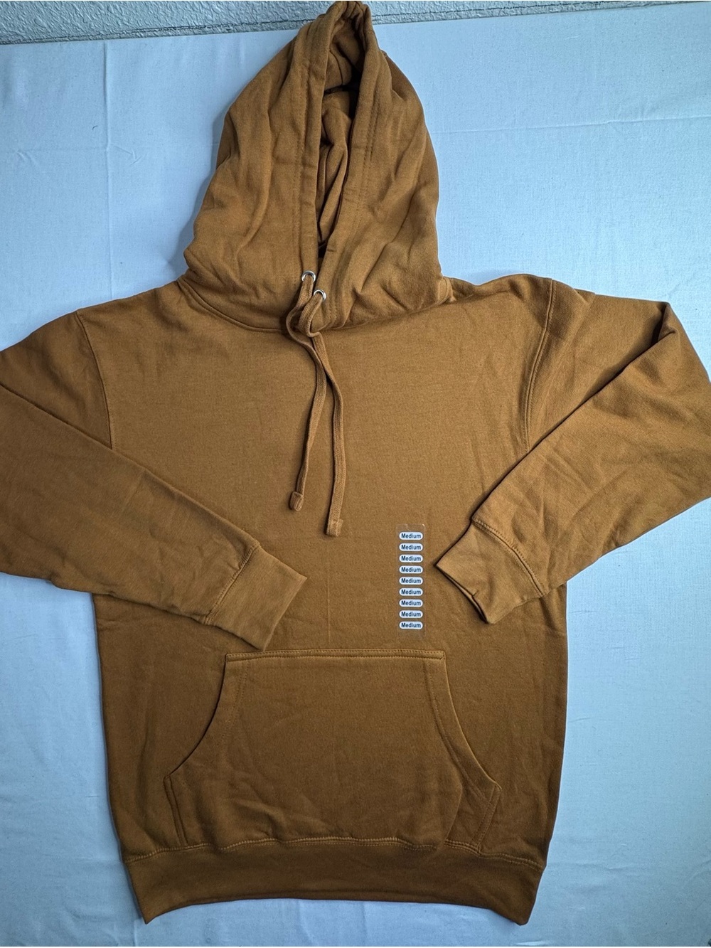 Men's Pullover Hoodie in Caramel Brown